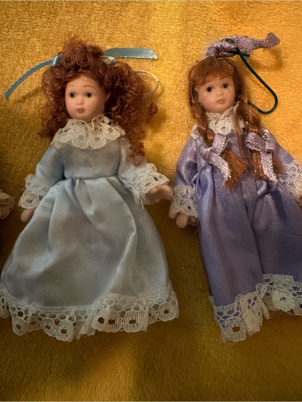 Porcelain doll ornaments - Picture 8 of 9